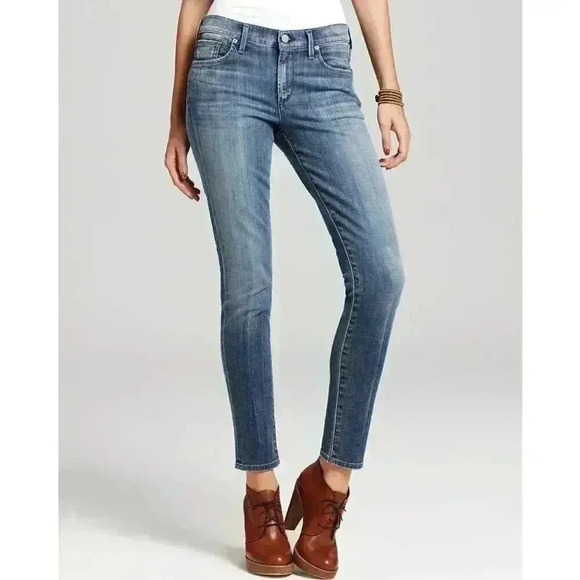 Citizens of Humanity Thompson Medium Rise Cropped Skinny Jeans Size 26 - Picture 1 of 10